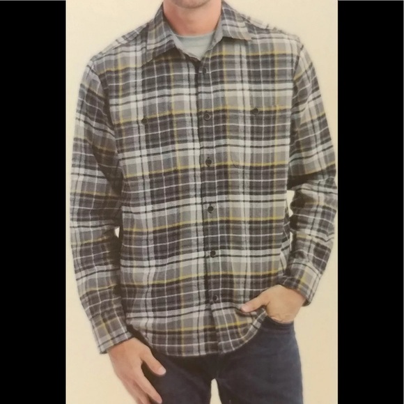 Woolrich Augusta Flannel Sz XXL Grey Sky - Picture 2 of 8